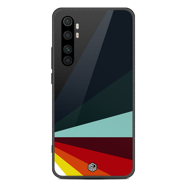 Retro Stripes Series Soft Phone Case - Metal Case - Design 1 - Xiaomi Mi Note 10 Lite