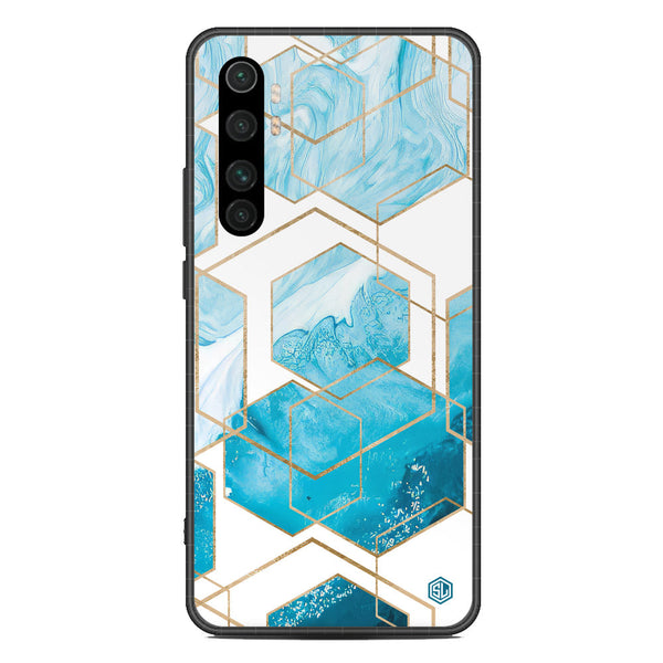 Stylish Marble Series Soft Phone Case - Metal Case - Design 1 - Xiaomi Mi Note 10 Lite