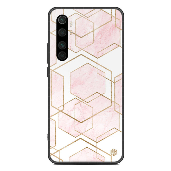 Stylish Marble Series Soft Phone Case - Metal Case - Design 3 - Xiaomi Mi Note 10 Lite