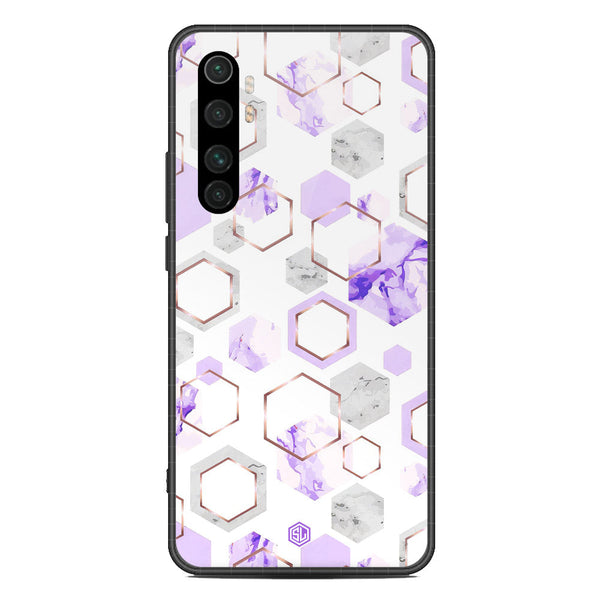 Stylish Marble Series Soft Phone Case - Metal Case - Design 5 - Xiaomi Mi Note 10 Lite