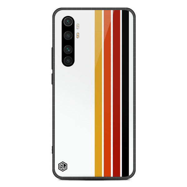 Retro Stripes Series Soft Phone Case - Metal Case - Design 4 - Xiaomi Mi Note 10 Lite