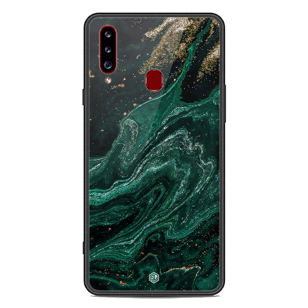 Marble Series Soft Phone Case - Premium Glass Case - Design 3 - Samsung Galaxy A20s