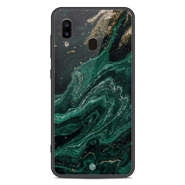 Marble Series Soft Phone Case - Premium Glass Case - Design 3 - Samsung Galaxy A20