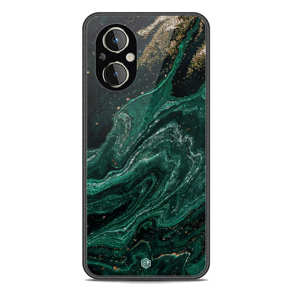 Marble Series Soft Phone Case - Premium Glass Case - Design 3 - Oppo F21 Pro 5G