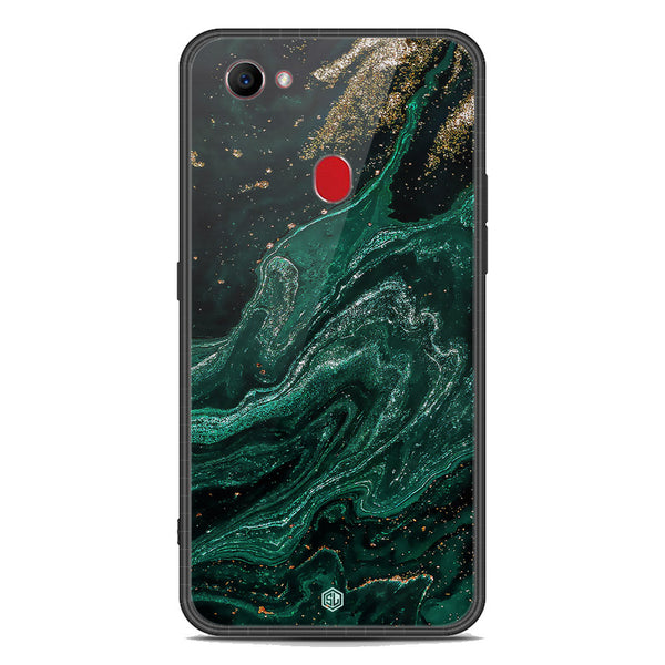 Marble Series Soft Phone Case - Premium Glass Case - Design 3 - Oppo F7