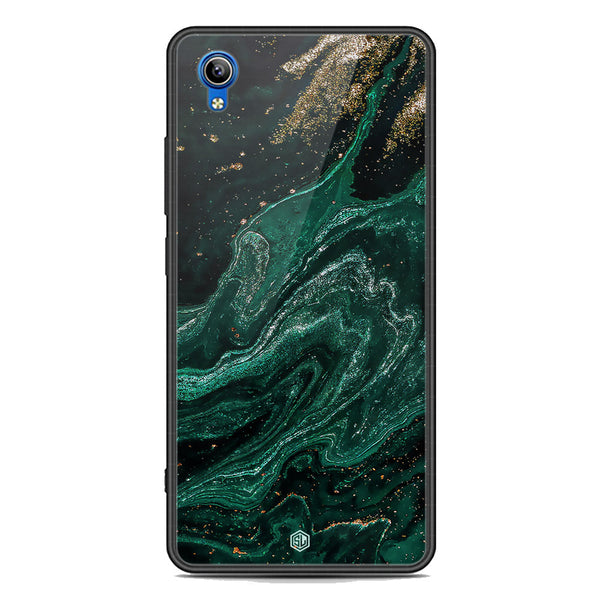 Marble Series Soft Phone Case - Premium Glass Case - Design 3 - Vivo Y91C