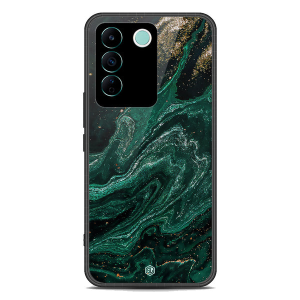 Marble Series Soft Phone Case - Premium Glass Case - Design 3 - Vivo S16e