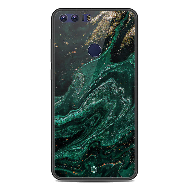 Marble Series Soft Phone Case - Premium Glass Case - Design 3 - Huawei Honor 8