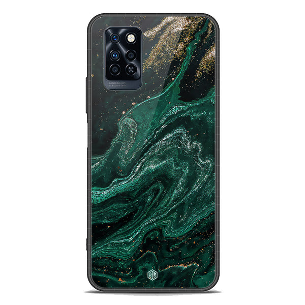 Marble Series Soft Phone Case - Premium Glass Case - Design 3 - Infinix Note 10 Pro