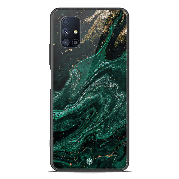 Marble Series Soft Phone Case - Premium Glass Case - Design 3 - Samsung Galaxy M51