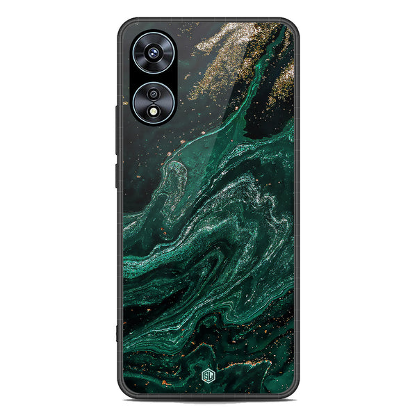 Marble Series Soft Phone Case - Premium Glass Case - Design 3 - Oppo A58 4G