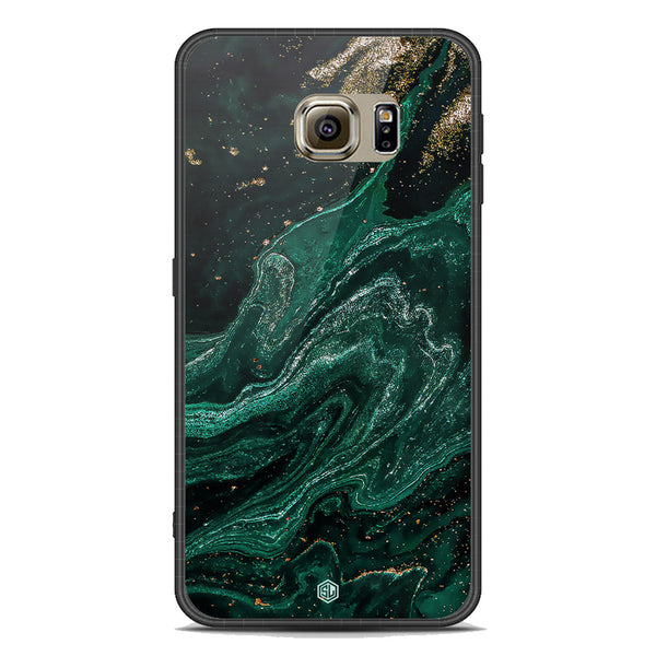 Marble Series Soft Phone Case - Acrylic Case - Design 3 - - Samsung Galaxy S6