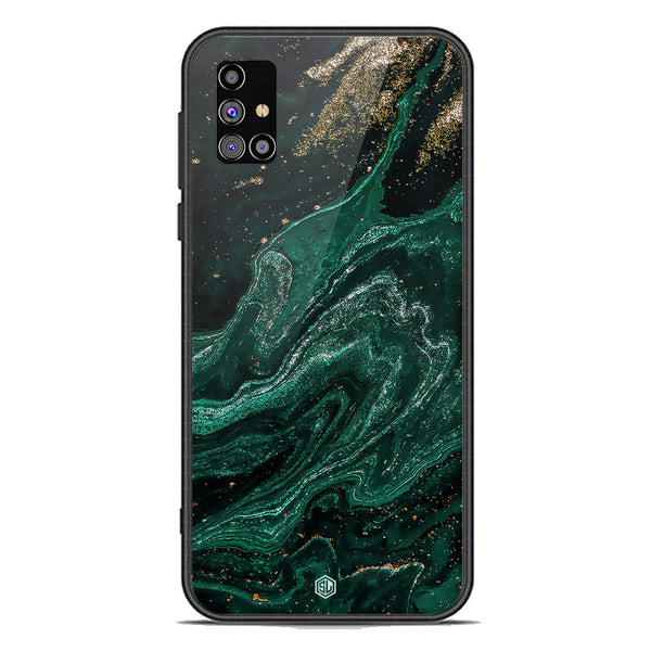 Marble Series Soft Phone Case - Premium Glass Case - Design 3 - Samsung Galaxy M31s