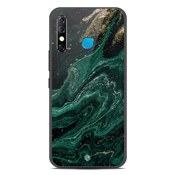 Marble Series Soft Phone Case - Premium Glass Case - Design 3 - Infinix Hot 8