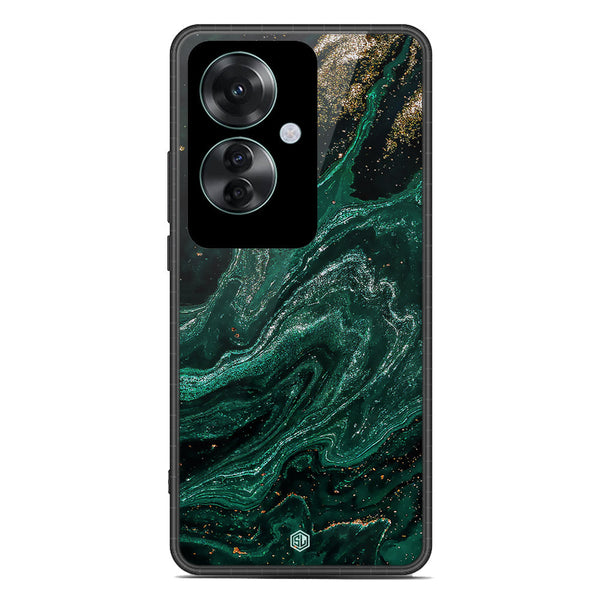 Marble Series Soft Phone Case - Premium Glass Case - Design 3 - Oppo Reno 11F