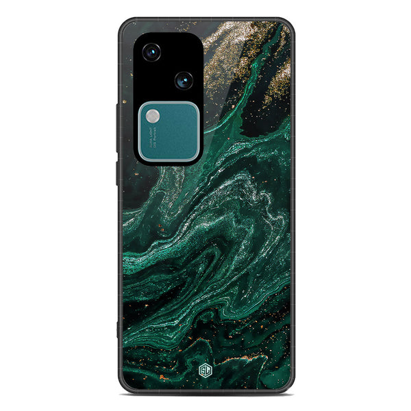 Marble Series Soft Phone Case - Premium Glass Case - Design 3 - Vivo S18