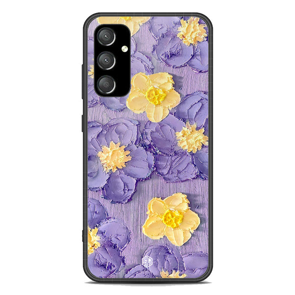 Floral Series Soft Phone Case - Premium Glass Case - Design 8 - Samsung Galaxy A14 5G