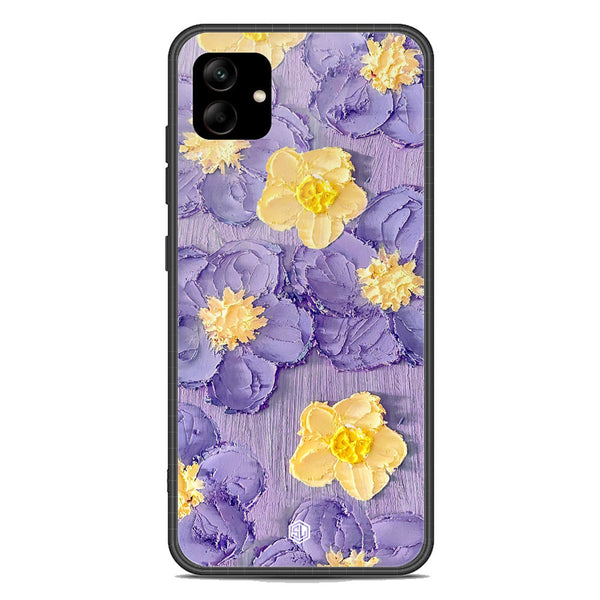 Floral Series Soft Phone Case - Premium Glass Case - Design 8 - Samsung Galaxy A04e