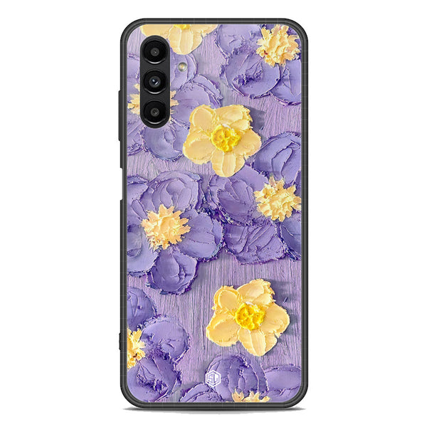 Floral Series Soft Phone Case - Premium Glass Case - Design 8 - Samsung Galaxy A04s