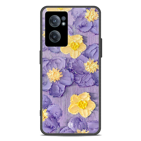 Floral Series Soft Phone Case - Premium Glass Case - Design 8 - OnePlus Nord CE 2 5G