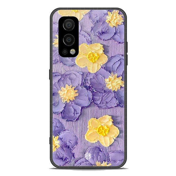 Floral Series Soft Phone Case - Premium Glass Case - Design 8 - OnePlus Nord 2