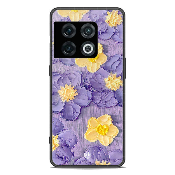 Floral Series Soft Phone Case - Premium Glass Case - Design 8 - OnePlus 10 Pro