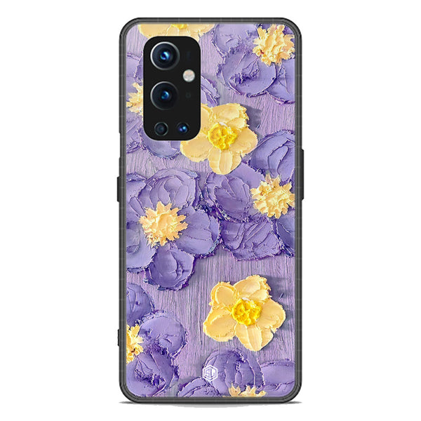 Floral Series Soft Phone Case - Premium Glass Case - Design 8 - OnePlus 9 Pro