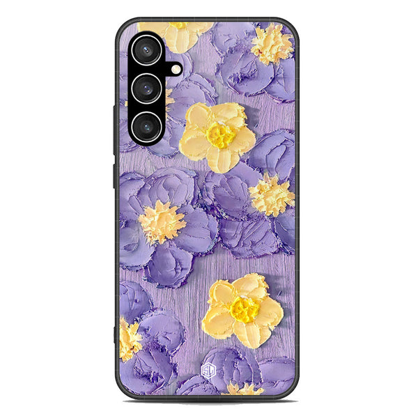 Floral Series Soft Phone Case - Premium Glass Case - Design 8 - Samsung Galaxy S23 FE