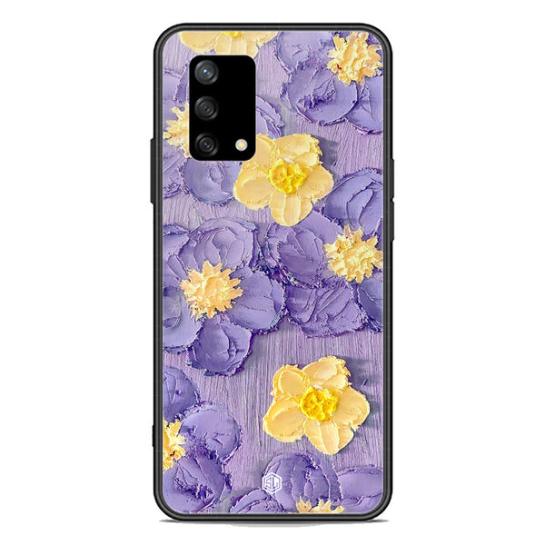 Floral Series Soft Phone Case - Premium Glass Case - Design 8 - Oppo Reno 6 Lite