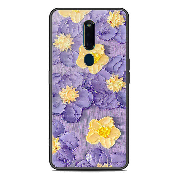 Floral Series Soft Phone Case - Premium Glass Case - Design 8 - Oppo R19