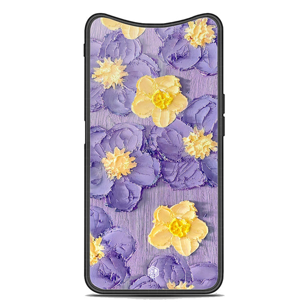 Floral Series Soft Phone Case - Premium Glass Case - Design 8 - Oppo Find X