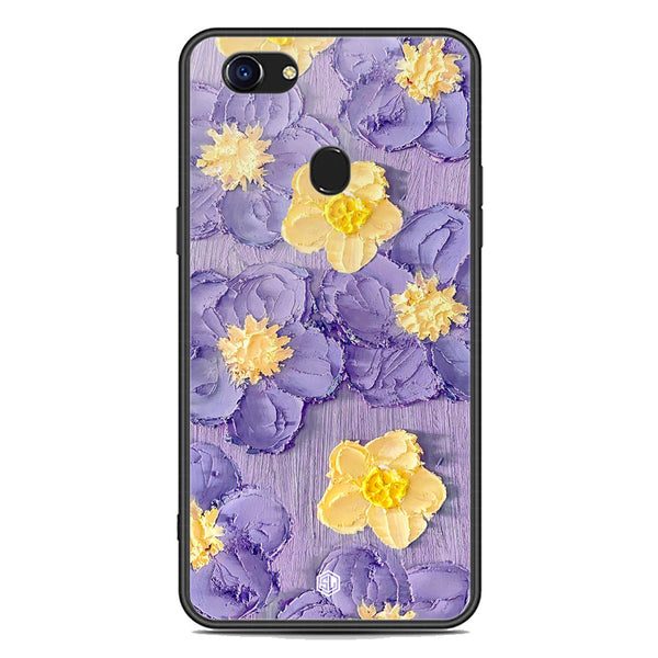 Floral Series Soft Phone Case - Premium Glass Case - Design 8 - Oppo F5