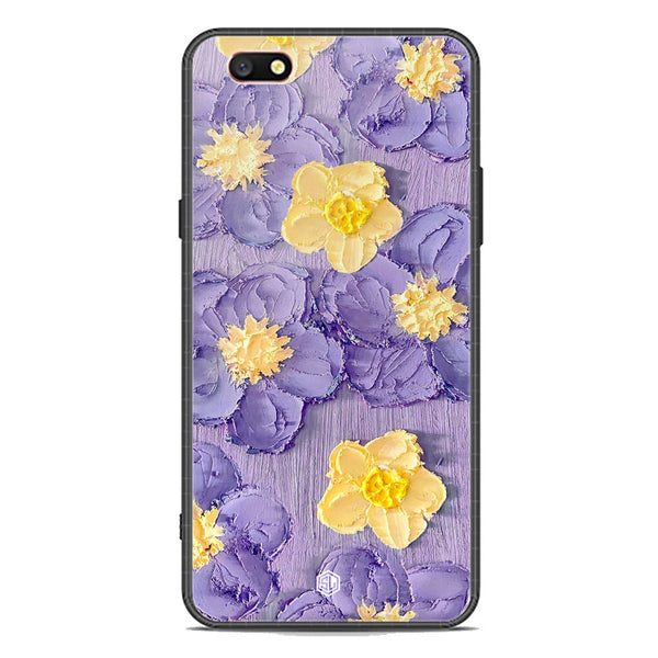 Floral Series Soft Phone Case - Premium Glass Case - Design 8 - Oppo F3