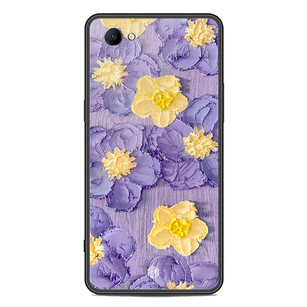 Floral Series Soft Phone Case - Premium Glass Case - Design 8 - Oppo A3