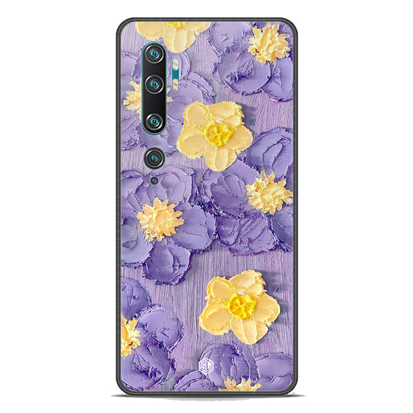 Floral Series Soft Phone Case - Premium Glass Case - Design 8 - Xiaomi Mi Note 10 Pro