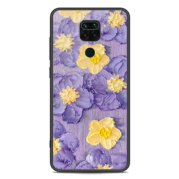 Floral Series Soft Phone Case - Premium Glass Case - Design 8 - Xiaomi Redmi Note 9