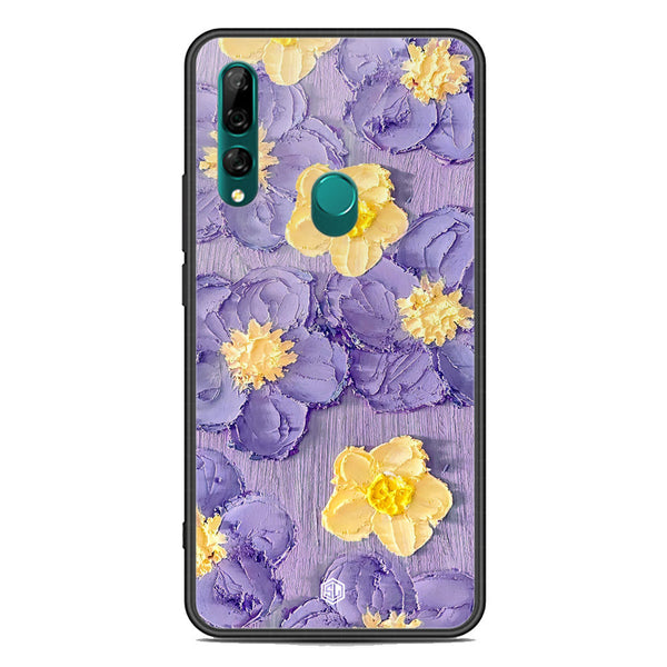 Floral Series Soft Phone Case - Premium Glass Case - Design 8 - Huawei Y9 Prime 2019