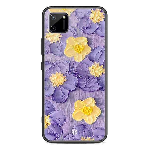 Floral Series Soft Phone Case - Premium Glass Case - Design 8 - Realme C11 2021