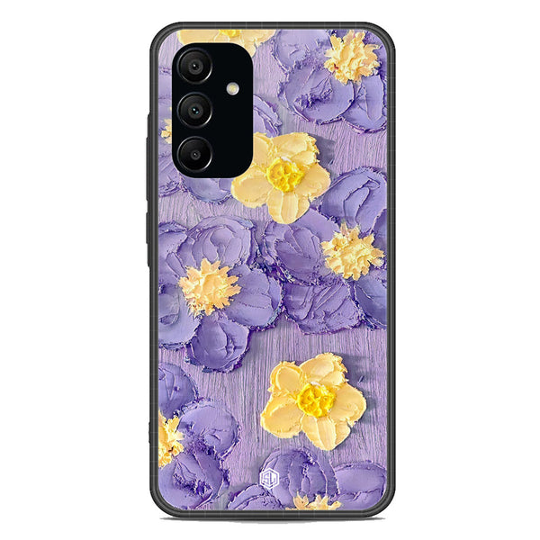 Floral Series Soft Phone Case - Premium Glass Case - Design 8 - Samsung Galaxy A15 5G