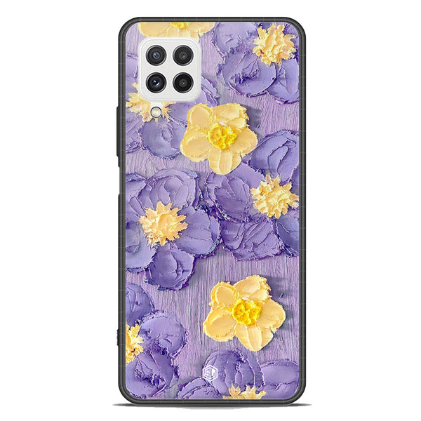 Floral Series Soft Phone Case - Premium Glass Case - Design 8 - Samsung Galaxy M32