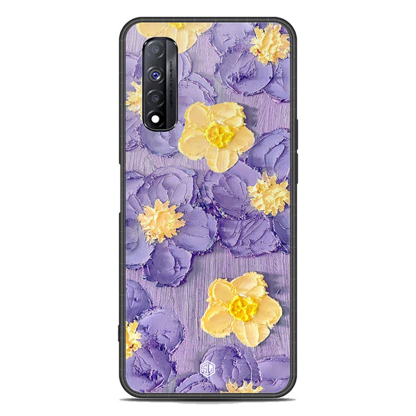 Floral Series Soft Phone Case - Premium Glass Case - Design 8 - Realme Narzo 30