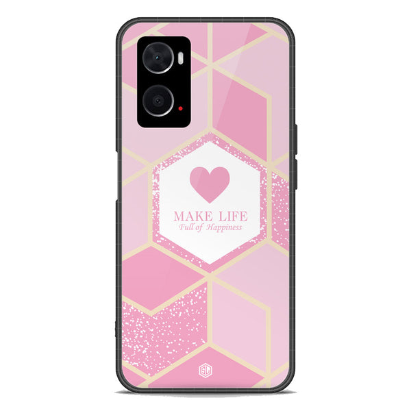 Happiness Series Soft Phone Case - Premium Glass Case - Design 3 - Oppo K10 5G