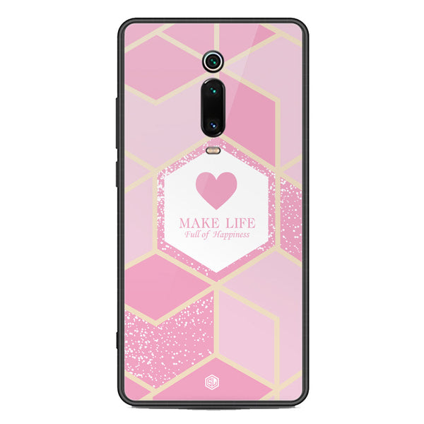 Happiness Series Soft Phone Case - Premium Glass Case - Design 3 - Xiaomi Mi 9T Pro