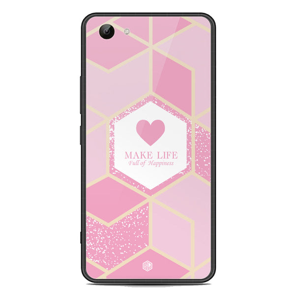 Happiness Series Soft Phone Case - Acrylic Case - Design 3 - - Vivo Y83