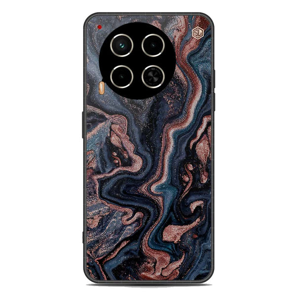 Marble Series Soft Phone Case - Metal Case - Design 4 - Tecno Camon 30