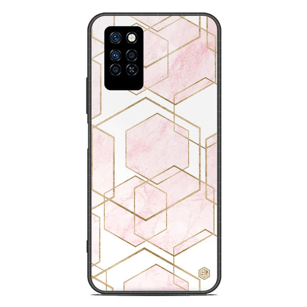 Stylish Marble Series Soft Phone Case - Metal Case - Design 3 - Infinix Note 10 Pro