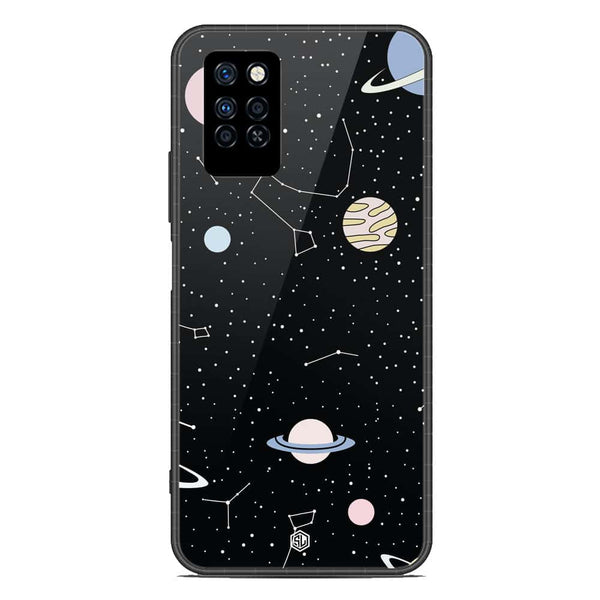 Space Series Soft Phone Case - Metal Case - Design 1 - Infinix Note 10 Pro