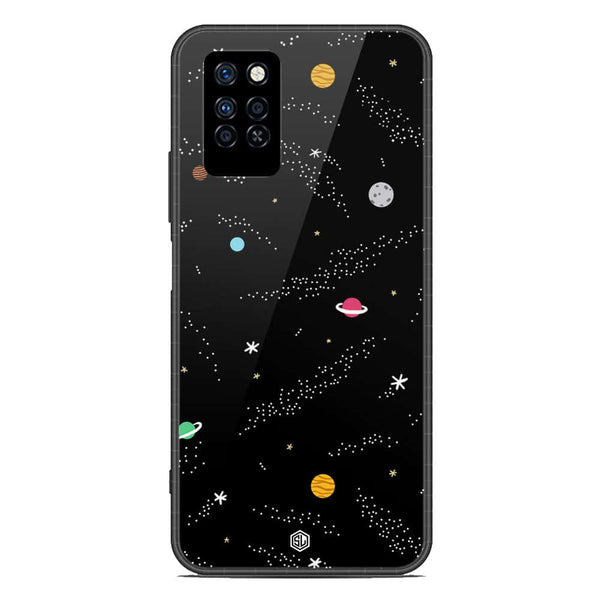 Space Series Soft Phone Case - Metal Case - Design 2 - Infinix Note 10 Pro