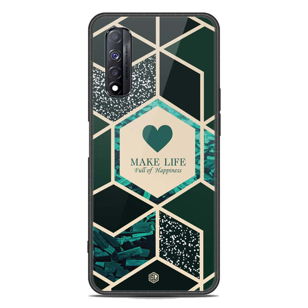 Happiness Series Soft Phone Case - Metal Case - Design 4 - Realme Narzo 30