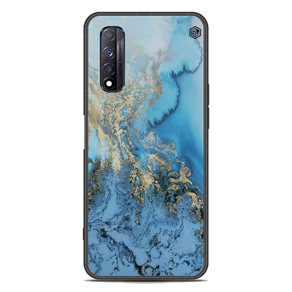 Marble Series Soft Phone Case - Metal Case - Design 2 - Realme Narzo 30